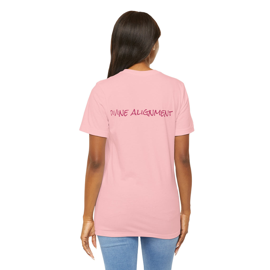 Ladybug Spiritual Meaning Tee — 'Divine Alignment' Inspirational Graphic T-Shirt