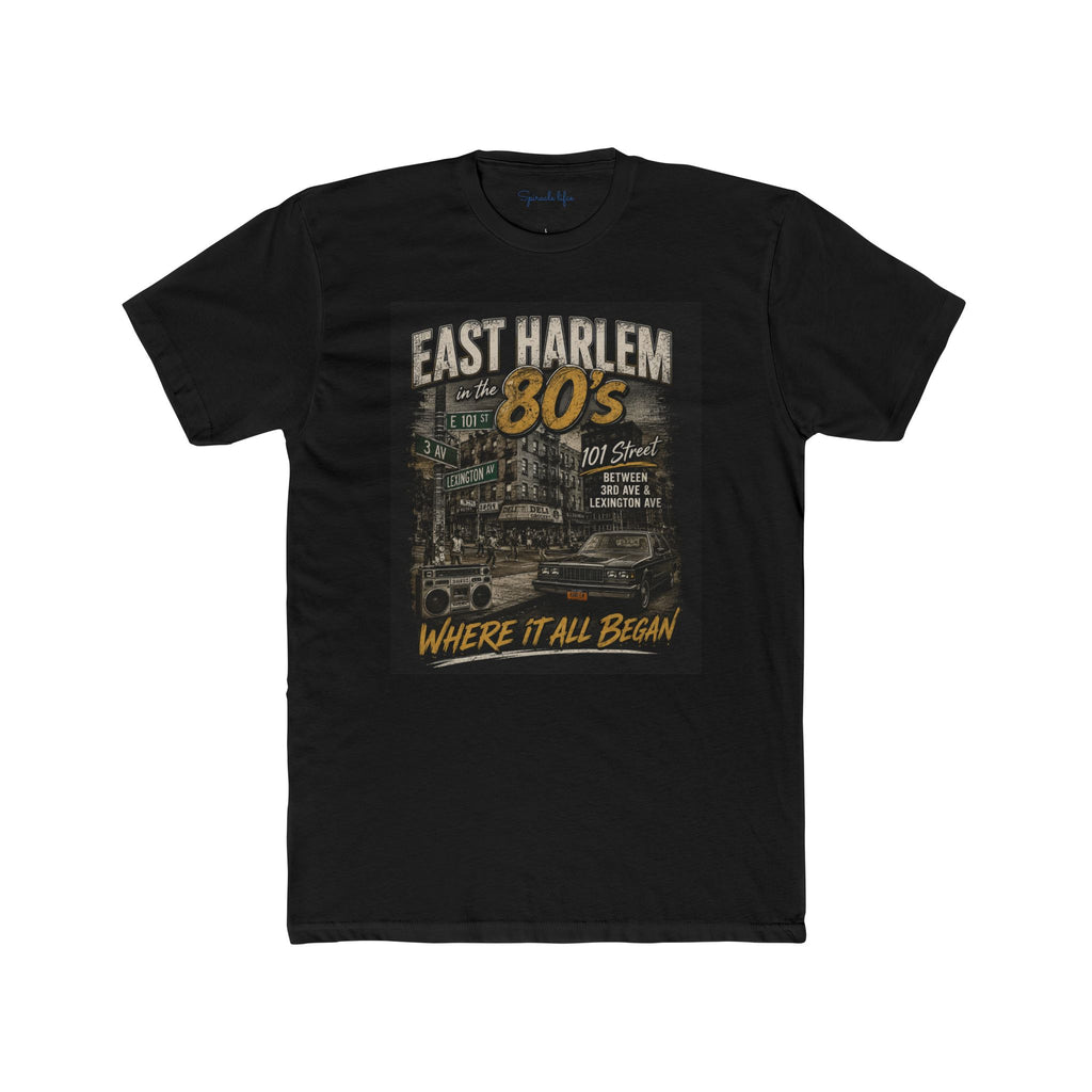 East Harlem 80s Vintage Tee — "If U Know Then U Know" Retro Streetwear