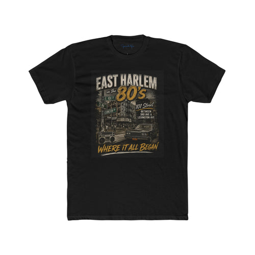 East Harlem 80s Vintage Tee — "If U Know Then U Know" Retro Streetwear