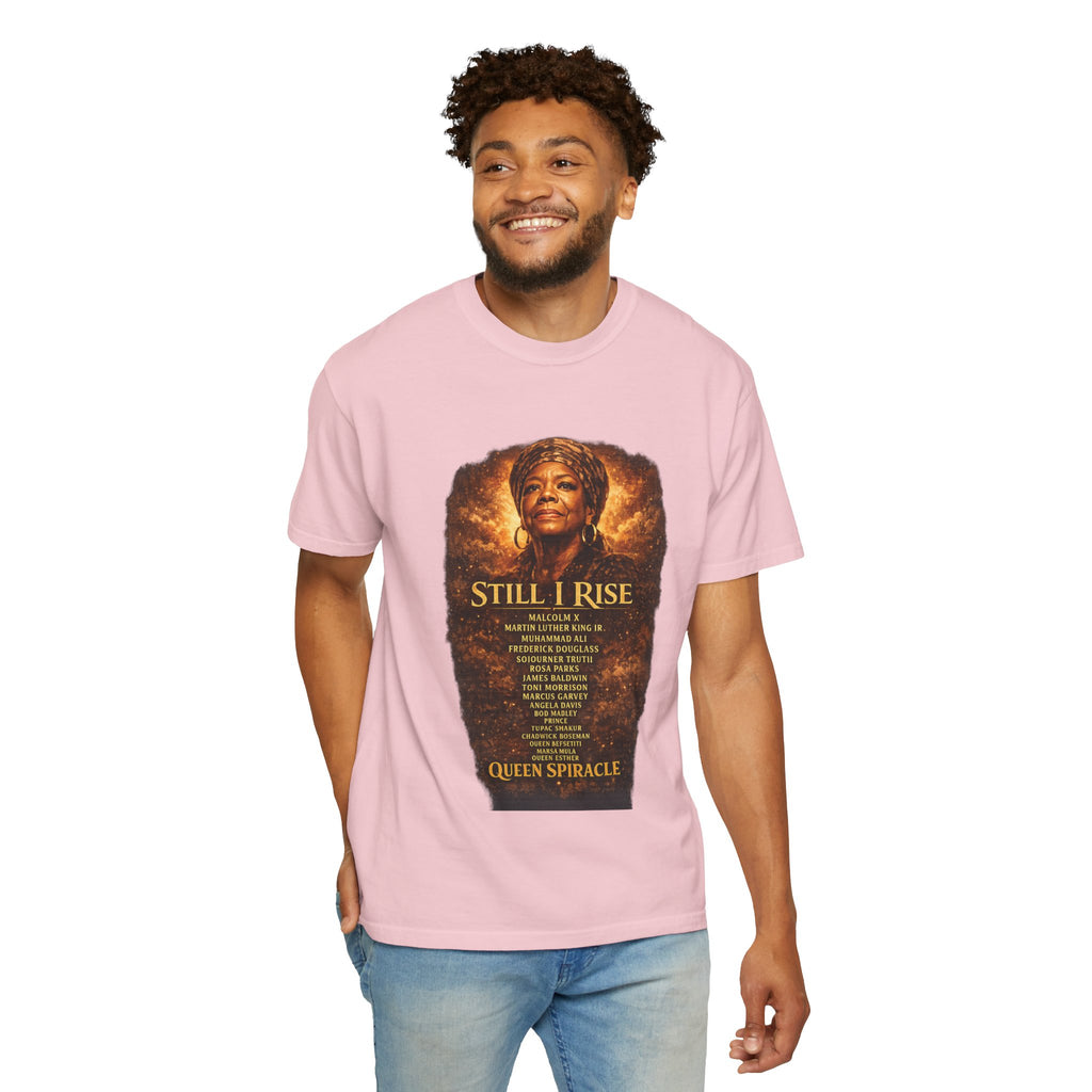 Still I Rise Tribute T-Shirt — Inspirational Queen Spairacle Portrait Tee