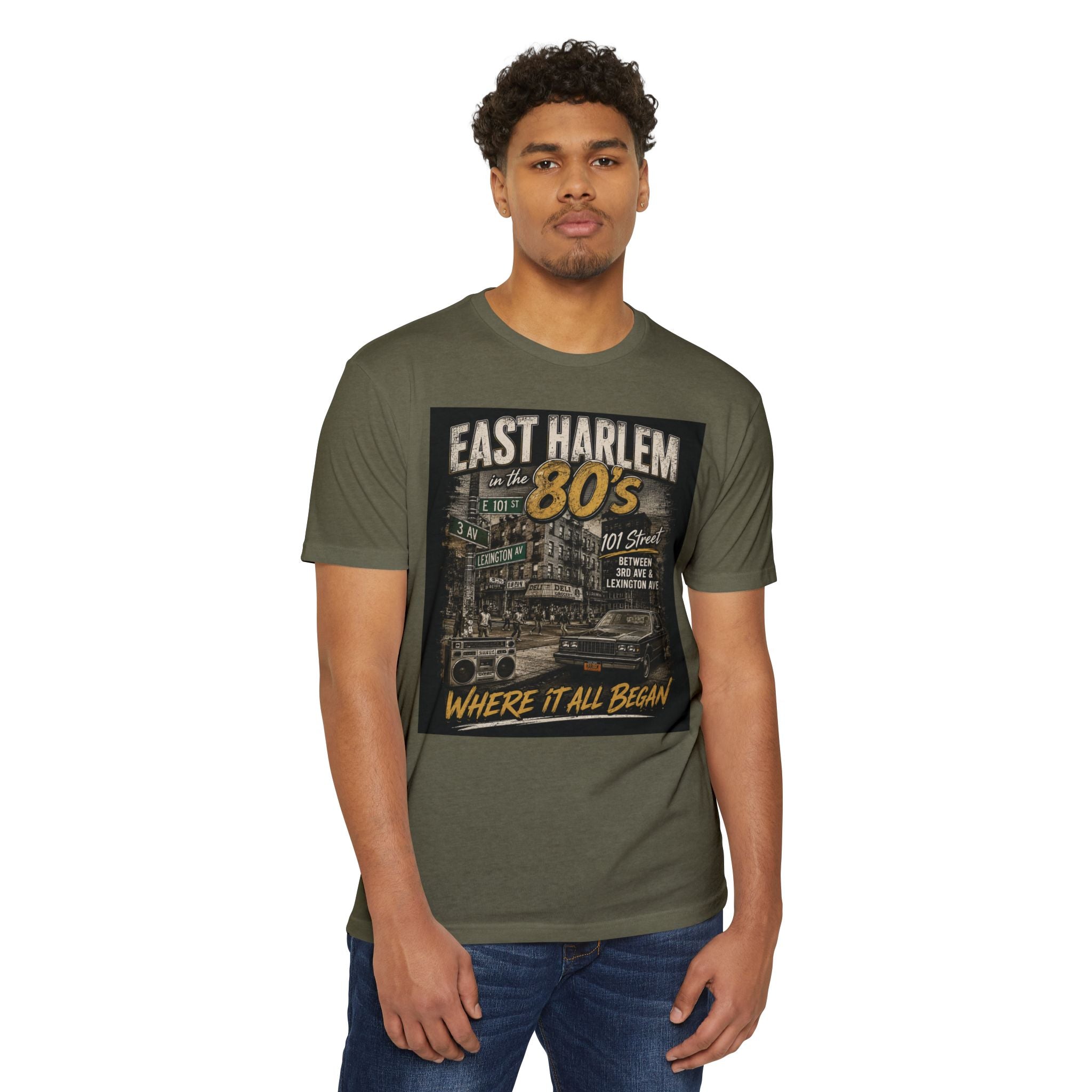 East Harlem 80s Vintage T-Shirt — 'Where It All Began' Retro Streetwear