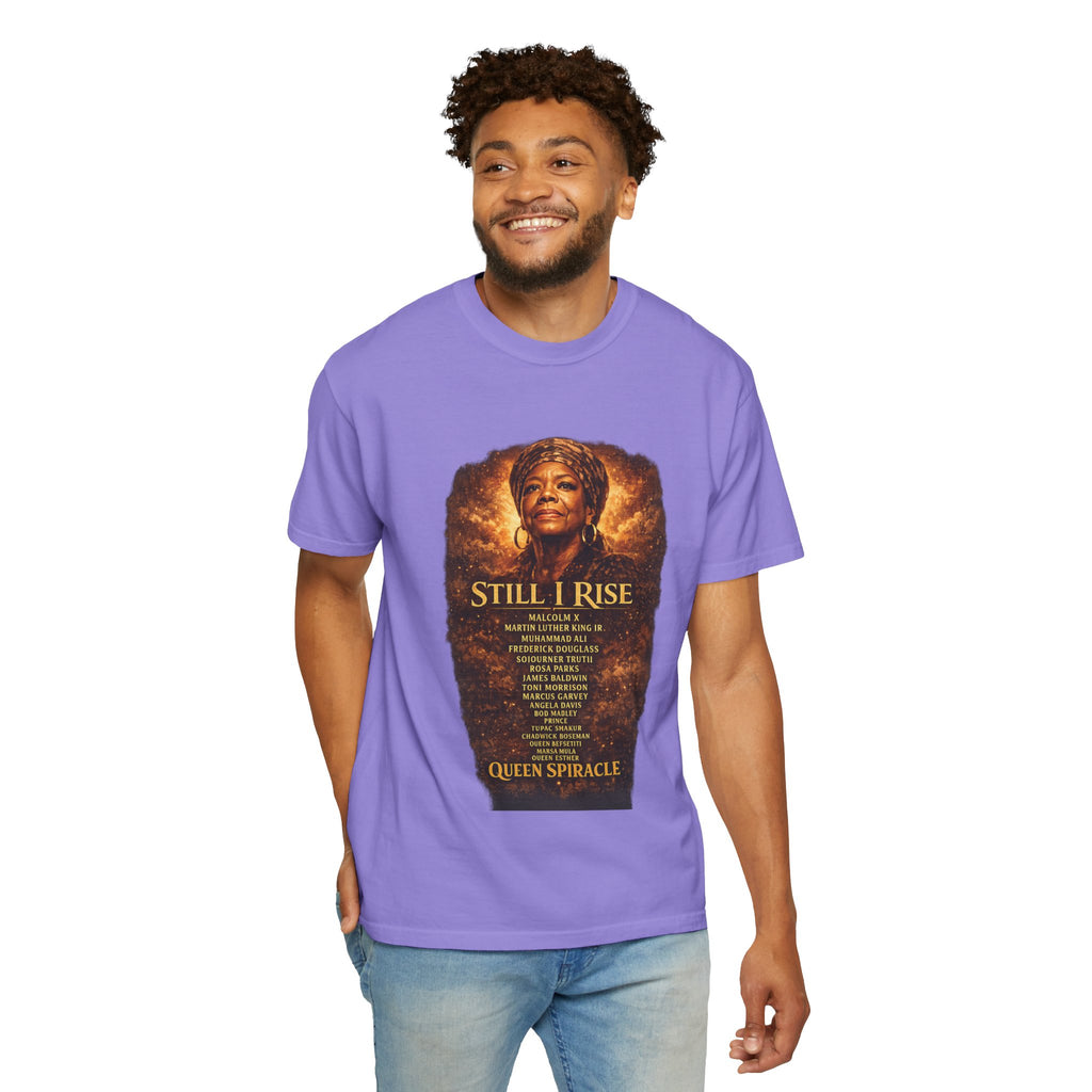 Still I Rise Tribute T-Shirt — Inspirational Queen Spairacle Portrait Tee
