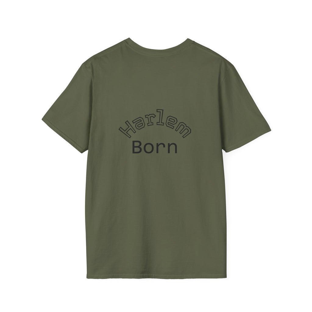 Harlem Vintage Crew T‑Shirt — Retro Harlem Street Scene Graphic