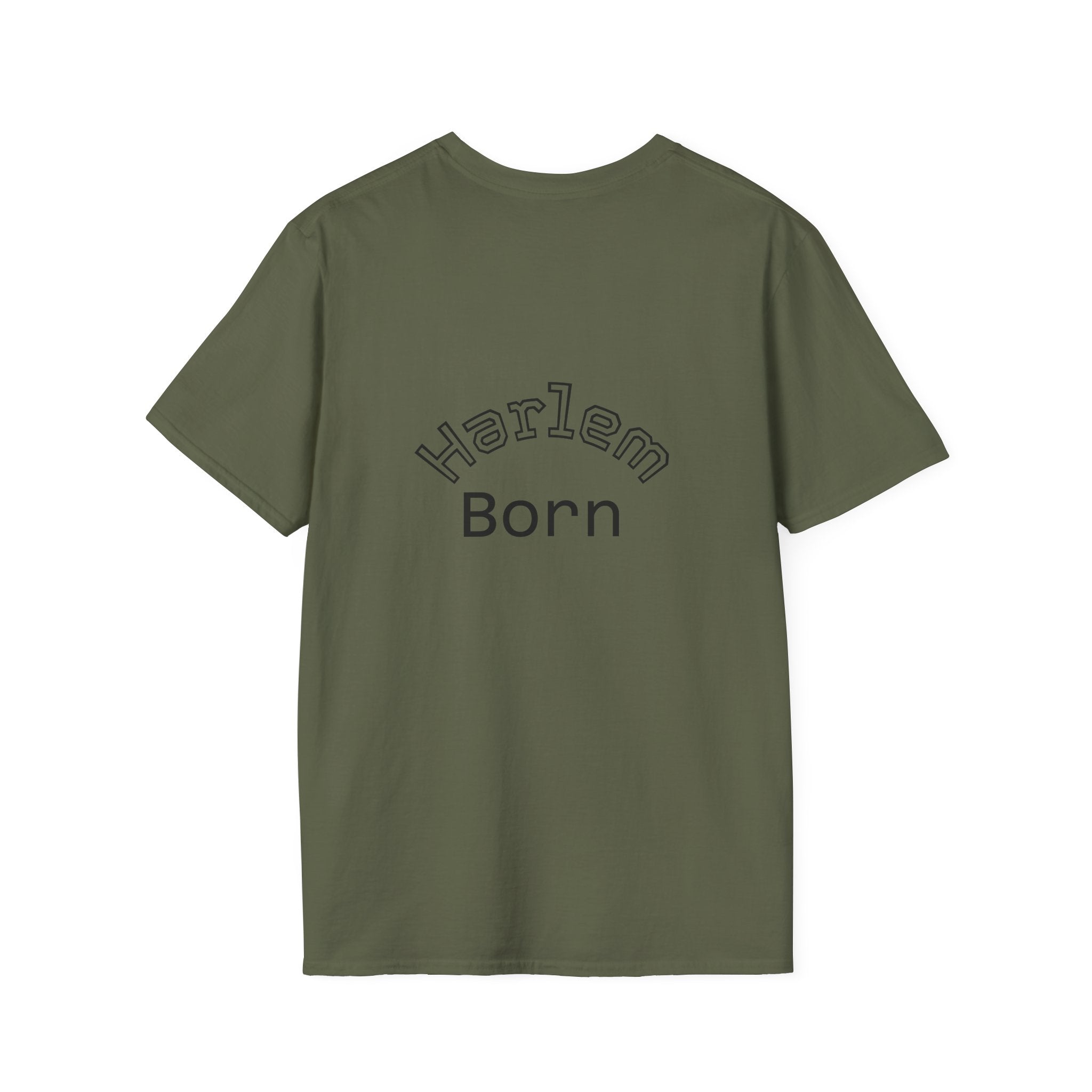 Harlem Vintage Crew T‑Shirt — Retro Harlem Street Scene Graphic