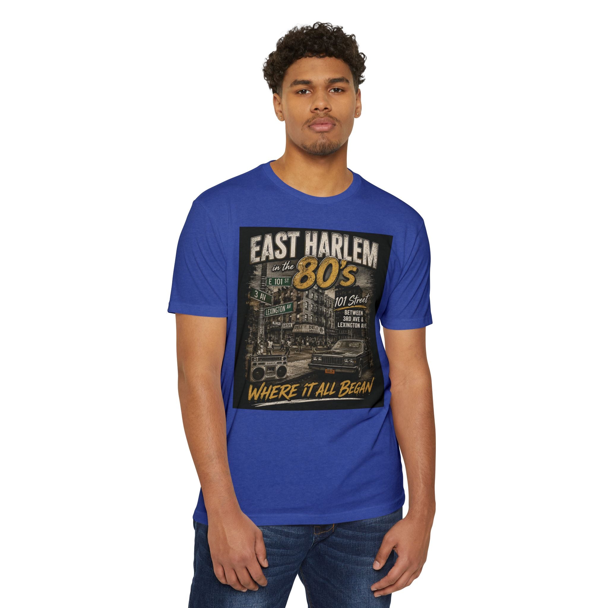 East Harlem 80s Vintage T-Shirt — 'Where It All Began' Retro Streetwear