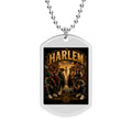 Harlem Vintage Poster Dog Tag Necklace