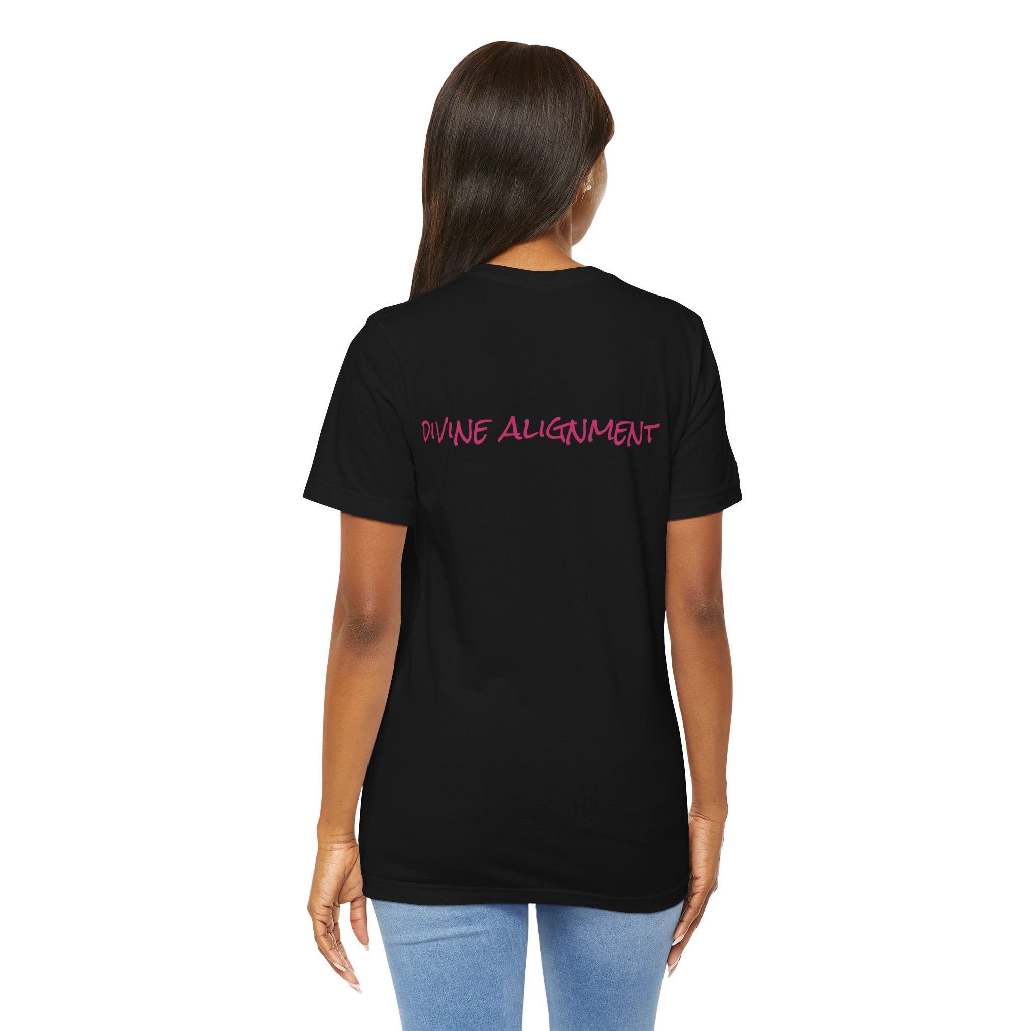 Ladybug Spiritual Meaning Tee — 'Divine Alignment' Inspirational Graphic T-Shirt