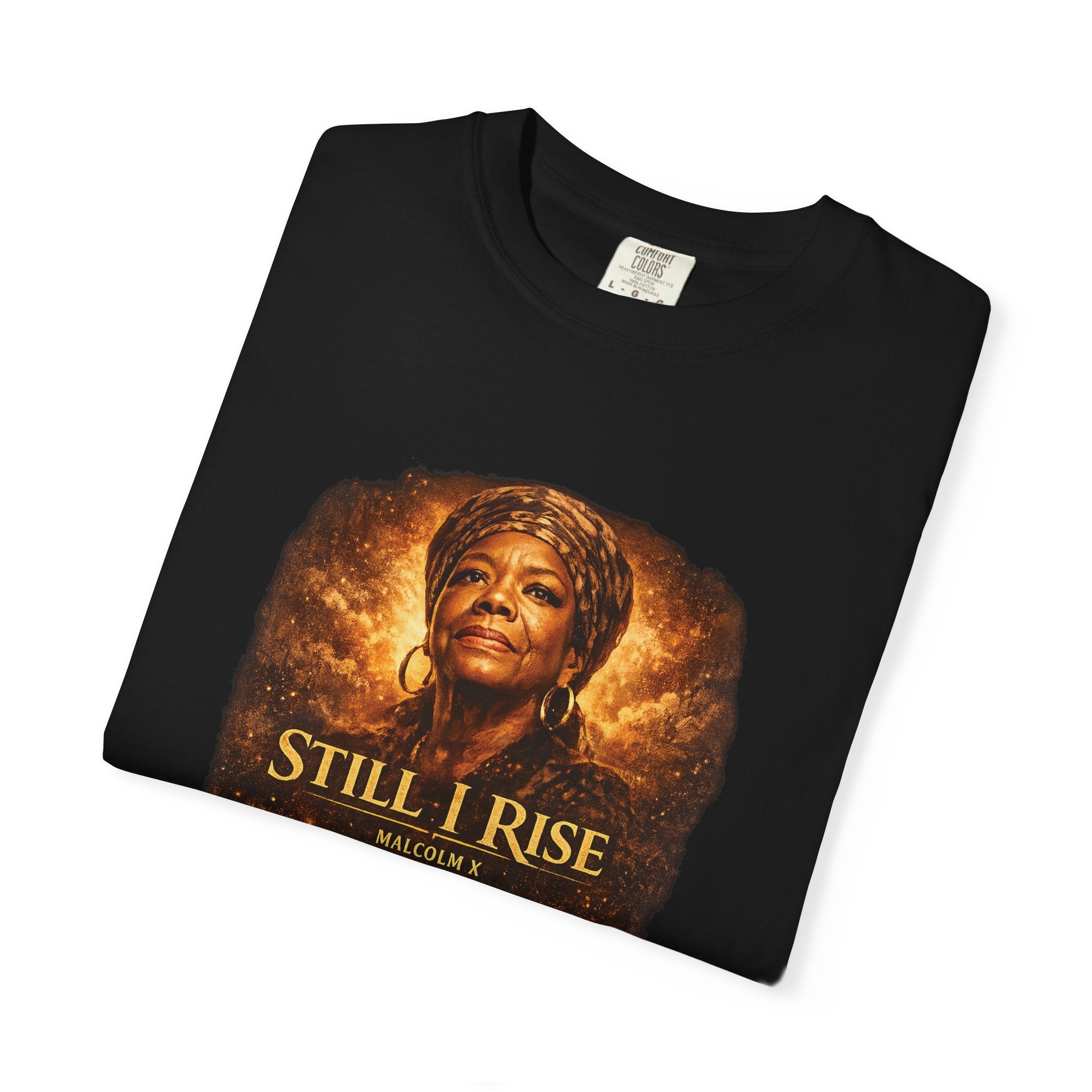 Still I Rise Tribute T-Shirt — Inspirational Queen Spairacle Portrait Tee