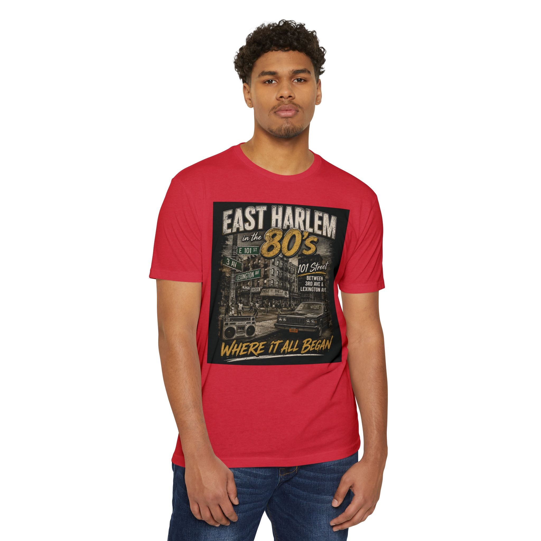 East Harlem 80s Vintage T-Shirt — 'Where It All Began' Retro Streetwear