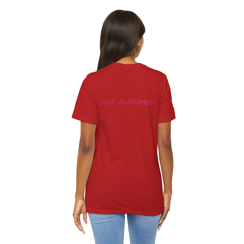 Ladybug Spiritual Meaning Tee — 'Divine Alignment' Inspirational Graphic T-Shirt