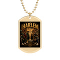 Harlem Vintage Poster Dog Tag Necklace