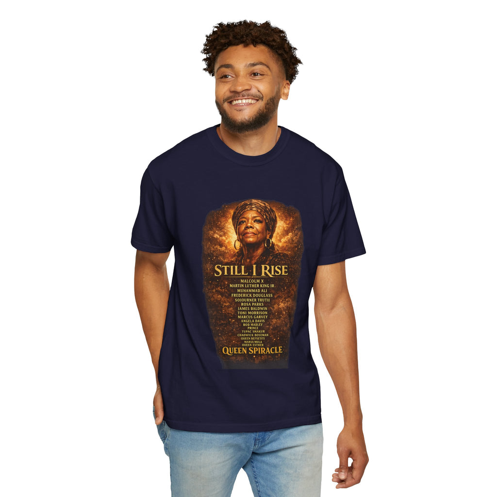 Still I Rise Tribute T-Shirt — Inspirational Queen Spairacle Portrait Tee